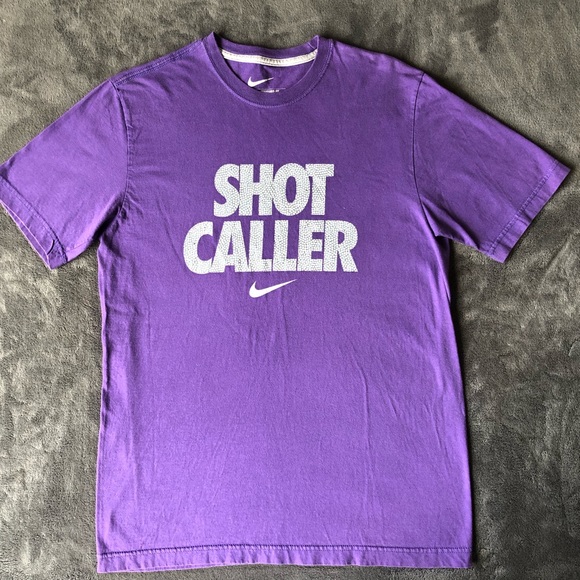 💜SOLD💜Nike Shot Caller T-Shirt Purple Womens Tee - Picture 2 of 5